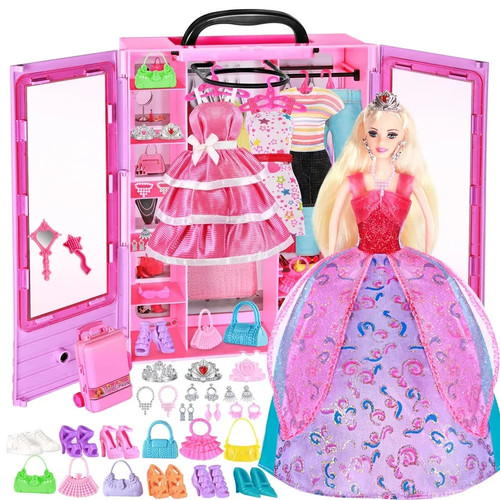 Big doll wardrobe closet - big,