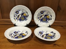 Spode Blue Bird 4 Rimmed Soup