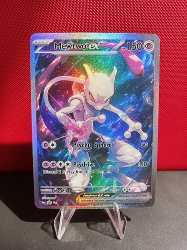 Mewtwo pokemon card display - ex,