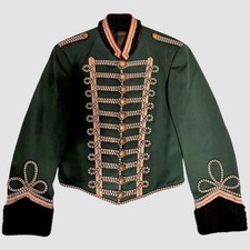 Men Green Hussar Military