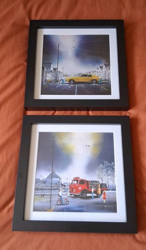 Two adam barsby framed - two, prints