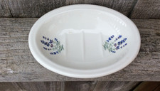 Crabtree & Evelyn Blue White Floral Soap Dish