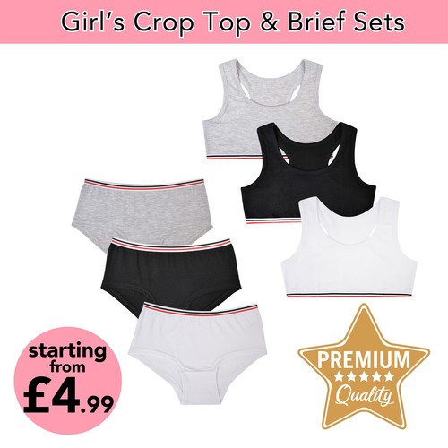 Girls hipsters crop top - &,