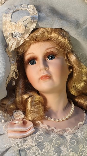 Porcelain doll - porcelain,