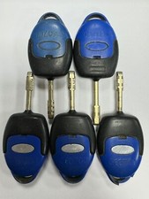 5 X GENUINE FORD TRANSIT 3 BUTTON REMOTE KEY FOB MK7 TIPPER VAN BLUE. TESTED