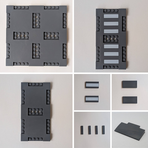 Lego city town road plate - town, mils