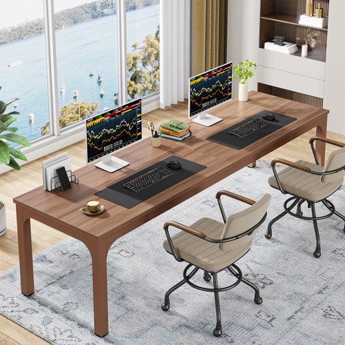 Extra long computer - computer, desk