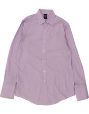 BROOKS BROTHERS Mens Shirt Size 15 1/2 Medium Purple Cotton DW30