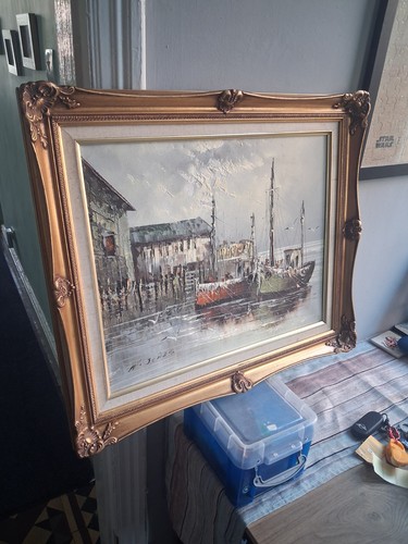 Large original oil painting - original,