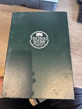 Thomas Webb Crystal Wine Glasses Set Of 6 Perfect Condition