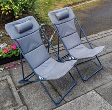 2 x Metal & Textilene Fabric