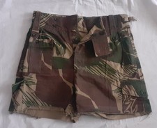 Rhodesian Shorts - Converted Trousers - 34"W - Brushstroke Camo - Reproduction 