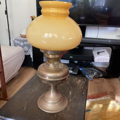 Vintage brass aladdin - brass, oil/