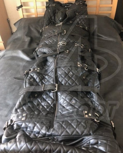 Custom quilted leather bondage - custom,