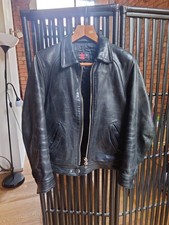 Heavy Motorcycle Leather Jacket Made To Measure With Horsehide Cordovan Small
