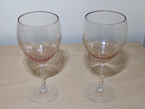 Pair plastic picnic wine - pair,