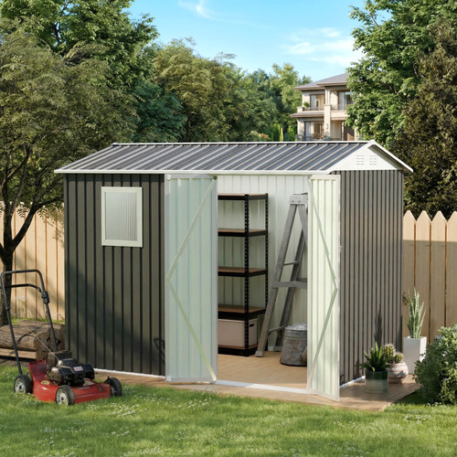9x6 metal garden shed - ft, with