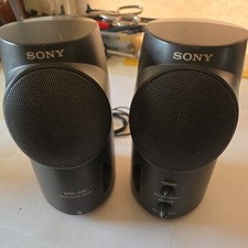 Vintage Sony SRS-A15 Mini Stereo Portable Speaker System