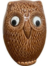 Dendam Ware Ceramic Owl Ornament Money Box England Collectible Decor