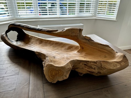 Trug bowl flower - trug, wooden