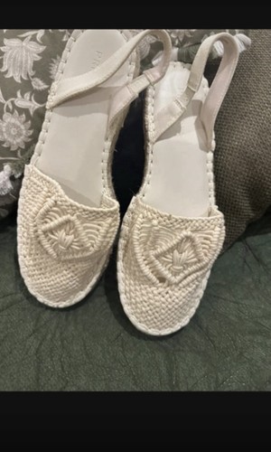 Cream crochet sandals - cream,