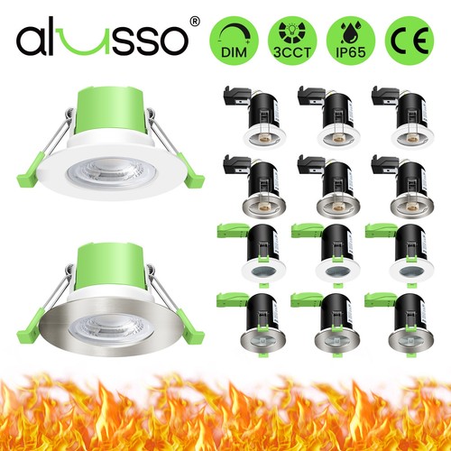 Fire rated gu10 downlight - fire,