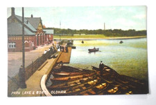 park lake & boats Oldham