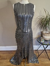 Next Silver Sequined Dipped