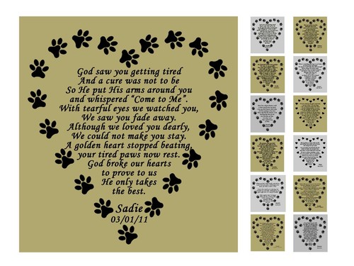 Custom engraved pet name - pet,