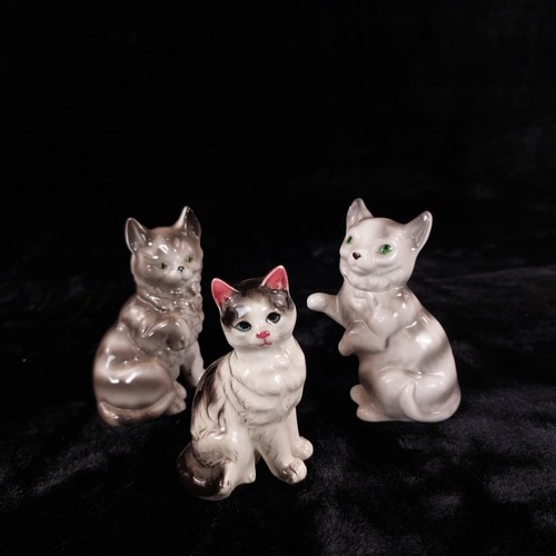 Vintage porcelain cat - vintage,