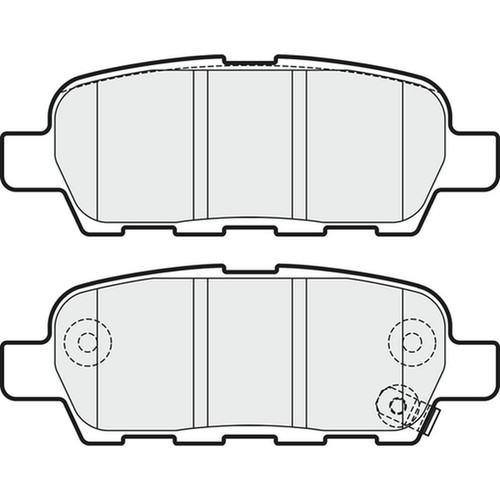 Brake pads set for - pads, nissan