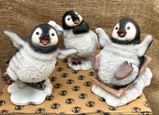 Penguin Ornaments Resin Vivid
