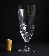 A LARGE 19/20TH CENTURY  MOLD-BLOWN BARLEY TWIST FRENCH BISTROT ABSINTHE GLASS 