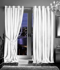 White Satin BlockOut Eyelet