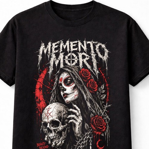 Memento mori gothic skull - memento,