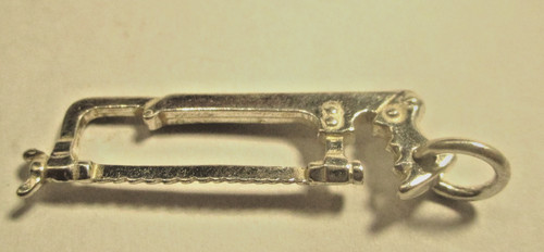 Silver vintage charm bracelet - silver,
