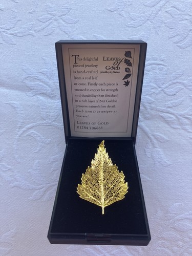 Vintage leaves gold 24ct - vintage,