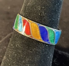 Colorful Siam Sterling Silver
