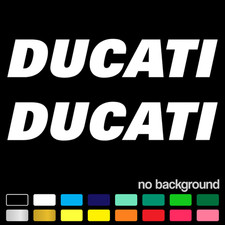 (2) Ducati Sticker Decal