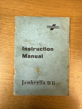 LAMBRETTA INNOCENTI Li150 Series 1 Original Instruction Booklet