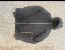 Paul and Shark Sport Men’s Jacket Size M Black Hooded Full Zip Rain Windbreaker