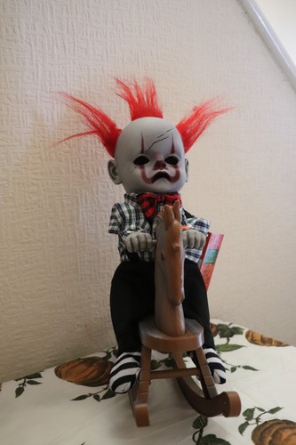 Halloween creepy clown doll - halloween,