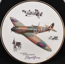 Royal Doulton Spitfire Plane Legends of the Sky RAF 10" Collectors Plate