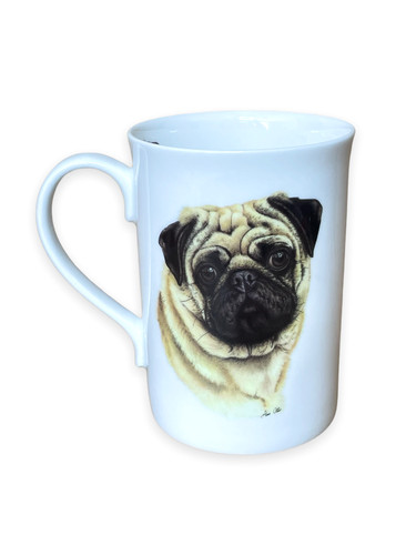 Pug china mug - bn,