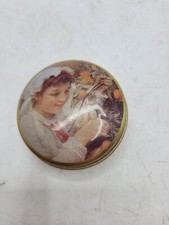 Vintage Round Tin From The Chambers Candy Company Made In England Mint Pill Tin