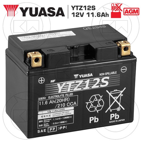 Yuasa ytz12s 12v - yuasa,