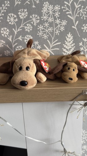 Beanie babies bones puppy - beanie,