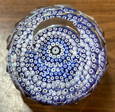 Rare Vintage Whitefriars 1975 Millefiori Close Concentric Glass Paperweight A145
