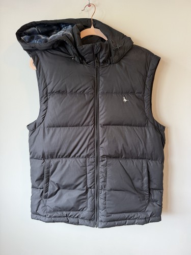 Jack wills black padded gilet - jack,