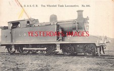 L.B.&S.C.R. Ten Wheeled Tank Locomotive Railway Engine Train Postcard (D113)